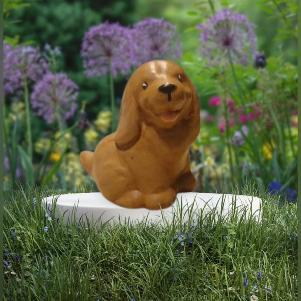 Vintage Ceramic Dog Figurine